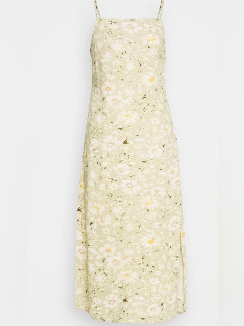 American Eagle Outfitters Light Green Floral Midi Dress